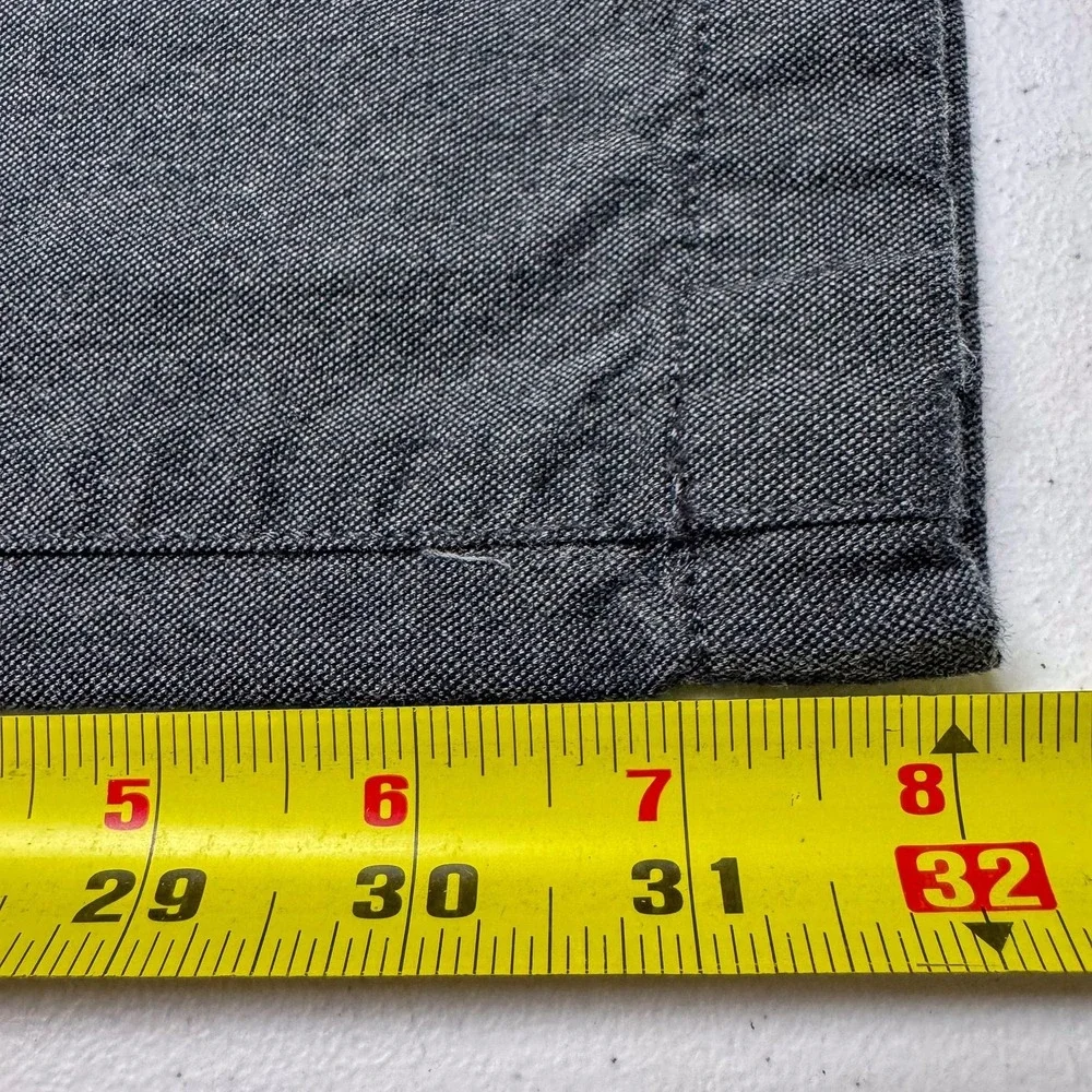 Banana Republic Kentfield Pants Mens 33 Gray‎ Chino Casual Flat Front 33x32